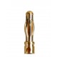 4mm gold plated male connector