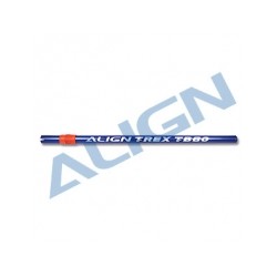 Tube de queue carbone bleu hélicoptère radio commandé Align T-Rex TB60 (HB60T002XG)