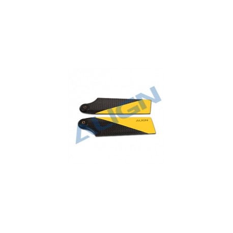 Align T-REX 550/600/TB60 rc helicopter 95mm carbon fiber tail blade - Yellow (HQ0950E)