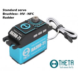 Servo brushless NFC HV THETA RAZOR T1 anticouple hélicoptère radio commandé électrique