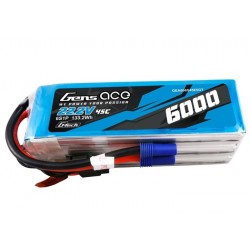 Pack LiPo GENS ACE 6000 mAh 6S1P 45C G-Tech