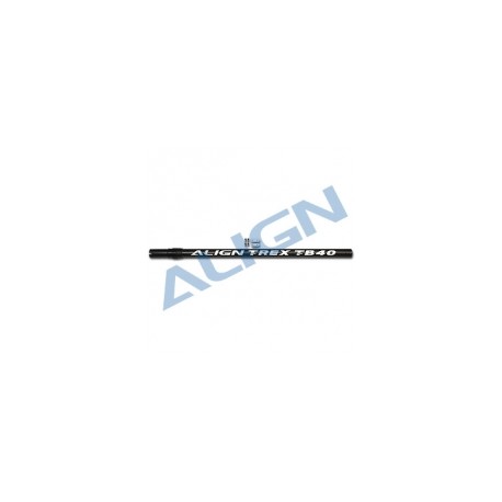 Align TB40 RC Helicopter Carbon Fiber Tail Boom - Black (HB40T010XXT)