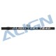 Tube de queue carbone (noir) hélicoptère télécommandé electrique Lipo brushless pas collectif Align TB40 (HB40T010XXT)