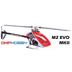 OMPHobby M2 EVO MKII RC Helicopter - BNF (red)