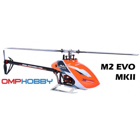 OMPHobby M2 EVO MKII RC Helicopter - BNF (orange)