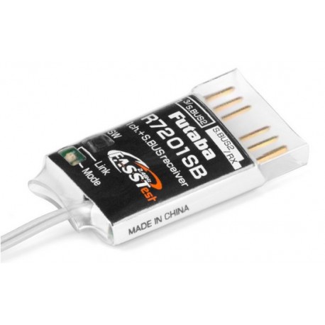 Futaba R7201SB– FASSTest 2.4 GHz Telemetry S.Bus2 1-Channel Air Receiver