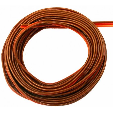 PVC servo strand 3x 0,25mm² wire flat, JR Premium