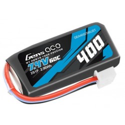 Pack LiPo GENS ACE 400 mAh 2S1P 60C