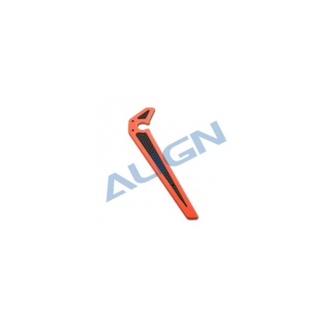 Align TB40 RC Helicopter Carbon Fiber Vertical Stabilizer - Orange (HB40T009XO)