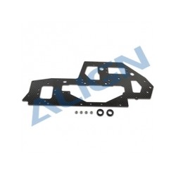 Flanc de châssis principal carbone hélicoptère radio commandé électrique brushless Align T-Rex 700X (H70B007XX)