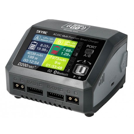 Chargeur SkyRC D200 Neo+ LiPo 1-6s 20A 200W AC / 800W DC