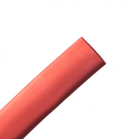Gaine thermorétractable 9,5/4,8 mm rouge (1m)