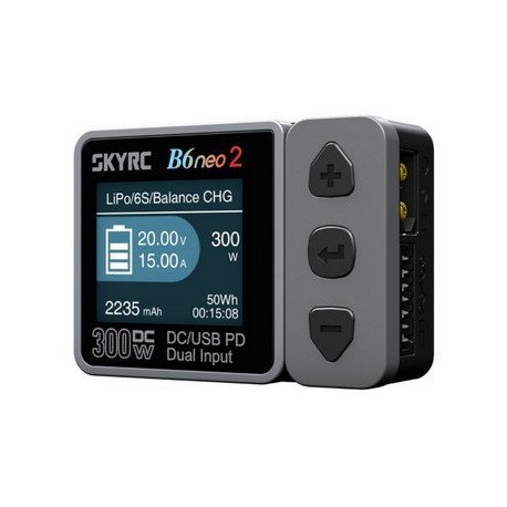 Chargeur intelligent SkyRC B6 Neo 2 - LiPo 1-6S 15A 300W (gris)
