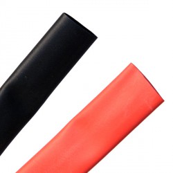 Heat shrink tubing 9.5/4.8 mm red + black