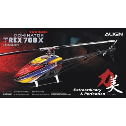 Kit hélicoptère radio commandé électrique Align T-REX 700X Dominator Top Combo (RH70E36A)