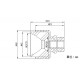 Spinner Cup for Align Superior electric starer (For Airplane) HFSSTQ04