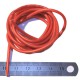 1,5mm² silicone isolated copper flexible wire (red)