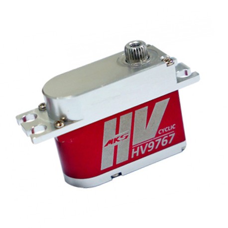 MKS HV9767 - Mini servo digital HV cyclique hélicoptère radio commandé